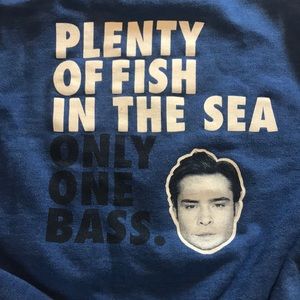 Represent Blue Chuck Bass Gossip Girl Crew Neck